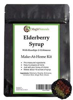 Elderberry Syrup Kit with Rosehips & Echinacea | Makes 18oz of Syrup | DIY | Elderberries - Ginger - Cloves - Cinnamon Sticks - Rosehips - Echinacea