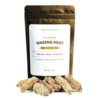 SB Organics Ginseng - Wisconsin Farmed Ginseng Root - Vegan, Non-GMO, Gluten Free Herb - Short Root - 4 oz.
