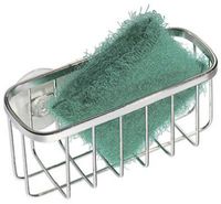 Interdesign Suction Sink Center 18/8 Stainless Steel 5-3/4" X 2-1/4" X 2-1/2"