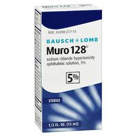 PACK OF 3 EACH MURO 128 5% SOLUTION B&L 15ML PT#24208027715
