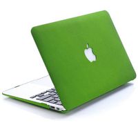 HQF Snap on Cover Quicksand Matte Hard Shell Case for Apple 13-inch MacBook Pro 13.3" with Retina Display [No CD-ROM] A1502 / A1425 - Green