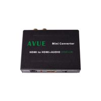 Avue HDMI-A011 HDMI AUDIO EXTRACTOR SPDIF+ R/L ANALOG AUDIO OUTPUT by AVUE