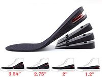 Height Increase Insole, 4-Layer Orthotic Heel Shoe Lift kit with Air Cushion Elevator Shoe Insole Lifts Kits Inserts for Men & Women Taller Insoles 1.2" to 3.5” Variable Height