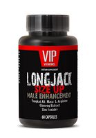 Libido Supplements for Men - LONGJACK Size UP (Male Enhancement Formula) - Longjack Bulk Supplements - 1 Bottle 60 Capsules
