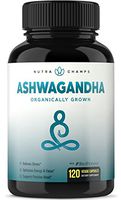Organic Ashwagandha 1200mg - 120 Vegan Capsules w/BioPerine - Premium Root Powder Supplement for Stress & Anxiety Relief, Mood & Thyroid Support - Ashwaganda w/Black Pepper Extract