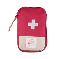 SUPVOX First Aid Bag Empty for Hiking Backpacking Camping Travel Car Cycling Outdoor Activities Red