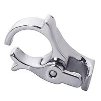 Boliaman Cigarette Holder, Hands Free Cigarette Finger Ring Holder to Protect Your Finger Turn Yellow for Console Gamers, Musicians and Drivers, Alloy Cigarette Holder for All Smokers, 1PC, Silver