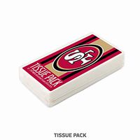 Worthy Promo NFL San Francisco 49ers Party Favors & Party Supplies Tissue Packs 10-Pack