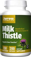 Jarrow Formulas Milk Thistle Standardized Silymarin Extract 30:1 Ratio, 150 mg per Capsule, 200 Gelatin Capsules , Pack of 3
