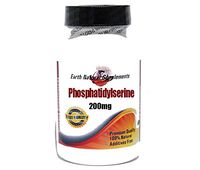 Phosphatidylserine 200mg * 200 Capsules 100 % Natural - by EarhNaturalSupplements