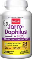 Jarro-Dophilus + FOS, Supports Intestestinal and Immune Health, 3.4 Billion Organisms Per Cap, 200 Count (Cool Ship, Pack of 3)