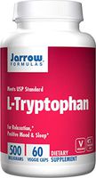 Jarrow Formulas L-Tryptophan, for Relaxation, Positive Mood & Sleep, 500 mg, 60 Veggie Caps