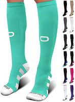 Crucial Compression Socks for Men & Women (20-30mmHg) - Best Graduated Stockings for Running, Athletic, Travel, Pregnancy, Maternity, Nurses, Medical, Shin Splints, Support, Circulation & Recovery