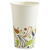 Boardwalk DEER16CCUP Deerfield Printed Paper Cold Cups, 16 oz, 50 Cups/Pack, 20 Packs/Carton
