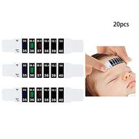 Instant Read Forehead Temperature Thermometer Strips,Fever Thermometer Strip, Single use Thermometer for Baby Kids Adults(10/20/30pcs)