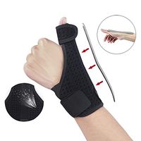 Wrist Brace Thumb Splint Adjustable Thumb Spica Stabilizer Men Women Wrist Support Brace Breathable Thumb Flexible Protector for Arthritis, Pain, Sprains, Injury Recovery