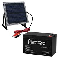 Mighty Max Battery 12 V 7.2AH Replaces Fenton Poweron H010K H3500 + Solar Panel Brand Product