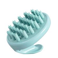 Hair Scalp Massager Shampoo Brush,Scalp Massage Brush,Wet and Dry Soft Silicone Scalp Care Brush for Men, Women, Kids, Pets (Green)