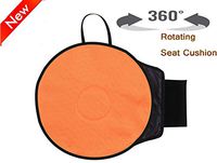Swivel Seat Cushion, 360° Rotating Seat Cushion Non-Slip Auto Car Mat Round Disc Chair Pads Breathable Base Revolving Lightweight Flexible Mobility Aid