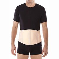 Original Ergonomic Umbilical Navel Hernia Belt (New Model) / Abdominal Support Brace Small Beige