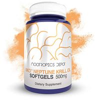 NKO™ Neptune Krill Oil Softgels | 500mg | 60 Count | Contains DHA + EPA and Astaxanthin | Omega 3 Supplement | Natural Nootropic | Supports Cardiovascular + Joint Health