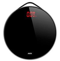 W-ONLY YOU-J Digital Bathroom, Said The Gift Of Tempered Glass Decoration Can Usb Charge Anti-Skid LCD Monitor?Bearing 180KG Black?Gift