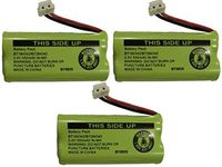 Replacement Battery BT184342 / BT284342 for AT&T CL80100, CL80109, SL80108, and many other Cordless Telephones (see description) (3-Pack)