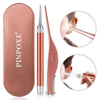 Ear Wax Removal Kit, Ear Cleaner, Portable Ear Wax, Ear Cleaner Easy Earwax Remover Soft Prevent Ear-Pick Clean Tools Set, Safe and Comfortable for Adults Kids