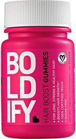 BOLDIFY Biotin Gummies for Hair Growth (5000 mcg) Sugar Free & Vegan, All Natural, Hair Vitamins for Skin & Nails (Strawberry) Fast Acting, Lifetime Guarantee 1 Month Supply