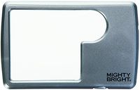 Mighty Bright 87022 Lighted Wallet Magnifier, Silver