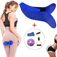 Butt Exerciser, Hip Trainer, Super Kegel Exerciser Pelgrip Pelvis Floor Muscle Medial Exerciser, Hip Muscle&Inner Thigh Trainer Correction Beautiful Buttocks for Women (Blue)
