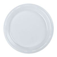 Hanna K. Signature Collection 50 Count Plastic Plate, 9-Inch, Clear