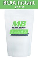 MaxbenefitSupplements 100% Pure BCAA Instant 2:1:1 - Pre/Post Workout Bodybuilding Supplement to Boost Muscle Growth 500gm - 300 Servings