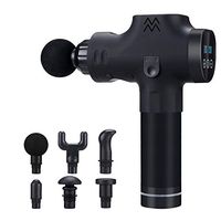 Massage Gun Deep Tissue Percussion Muscle Massager for Athletes,MaxLax Quiet Portable Handheld Fitness Massage Gun,6 Heads and 20 Speed for Different Muscle Pain Relief