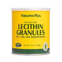 NaturesPlus Lecithin Granules - 95% Soy Phosphatides, 12 oz - Lecithin Powder Supplement, Pleasant-Tasting, Oil-Free - Vegetarian, Gluten-Free - 45 Servings