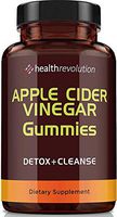 Health Revolution Apple Cider Vinegar Gummies - Unflavored, Organic Appetite Suppressant Immune Booster - for Women and Men