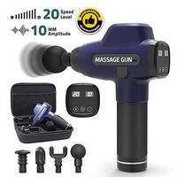 EJG Portable Pinpoint Muscle Massage Gun, for Back and Neck Shoulder Pain, Percussive Vibration Trigger Points Therapy, for Men Athletes, Deep Tissue Muscle Relaxing Massager Quiet Cordless (Blue)