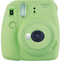 Fujifilm Instax Mini 9 Instant Camera (Lime Green) with 2 x Instant Twin Film Pack (40 Exposures)