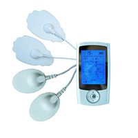 JTKENS 16 Mode Rechargeable Tens EMS Unit with 4 Pads Professional Digital Palm Massager Best Pain Relief Machine Devices for Lower Back Lumbar Neck Feet Hand Muscle Pain