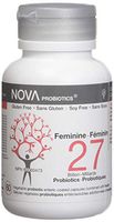 NOVA Probiotics Multi-Strain Feminine 27 Billion Probiotics per Capsule -60 VCaps