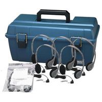 Hamilton Buhl Lab Pack, 24 MS2L Personal Headphones in a Carry Case
