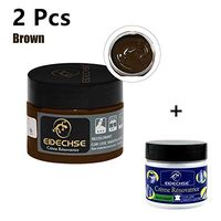 Efaster 2 Pcs Multifunctional Sofa Car Leather Seat Renovation Paste Repair Cream,Including Complementary Color Paste + Repair Cream,Holes Scratch Cracks Rips Color Fade Leather Repair Tool (B)