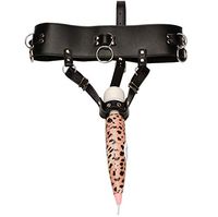 PU Leather Forced Belt Magic Massager Holder Harness Massagers