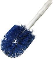 Carlisle 4001014 Sparta Spectrum Multi-Purpose Round Valve Brush, Polyester Bristles, 5" Bristle Diameter, 6" Brush Length, 16" Overall Length, Blue