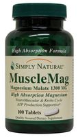 Simply Natural MuscleMag, 100 Tablets
