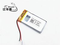 BIHUADE 3.7V 452855 1000MAH Lithium Polymer Li-Po Rechargeable Battery for DIY Mp3 MP4 MP5 GPS
