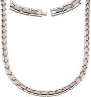 Elegant Titanium Magnetic Therapy Necklace Pain Relief for Neck Arthritis Migraine Headaches Shoulders and Back