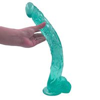 Yanan 16.53 Inch Large Size Waterproof Body Massager Green Transparent