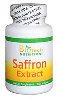 Biotech Nutritions Saffron Extract (Vegetarian) - Best All Natural Appetite Suppressant That Works - 88.5 mg per capsule - 60 Days Supply by Biotech Nutritions
