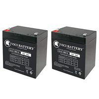 VICI Battery VB5-12 - 12V 5AH Battery for Chamberlain 4228 EverCharge Standby Power System - 2 Pack Brand Product